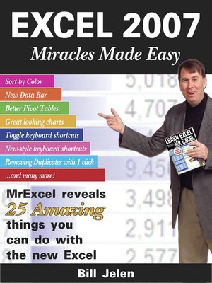 cover image of Excel 2007 Miracles Made Easy